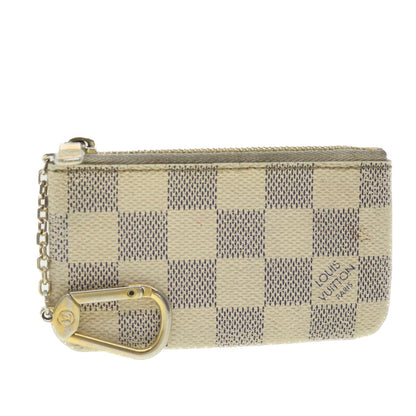 LOUIS VUITTON Damier Azur Pochette Cles Coin Purse N62659 LV 38447