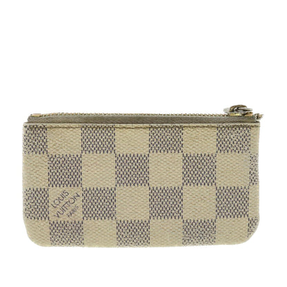 LOUIS VUITTON Damier Azur Pochette Cles Coin Purse N62659 LV 38447