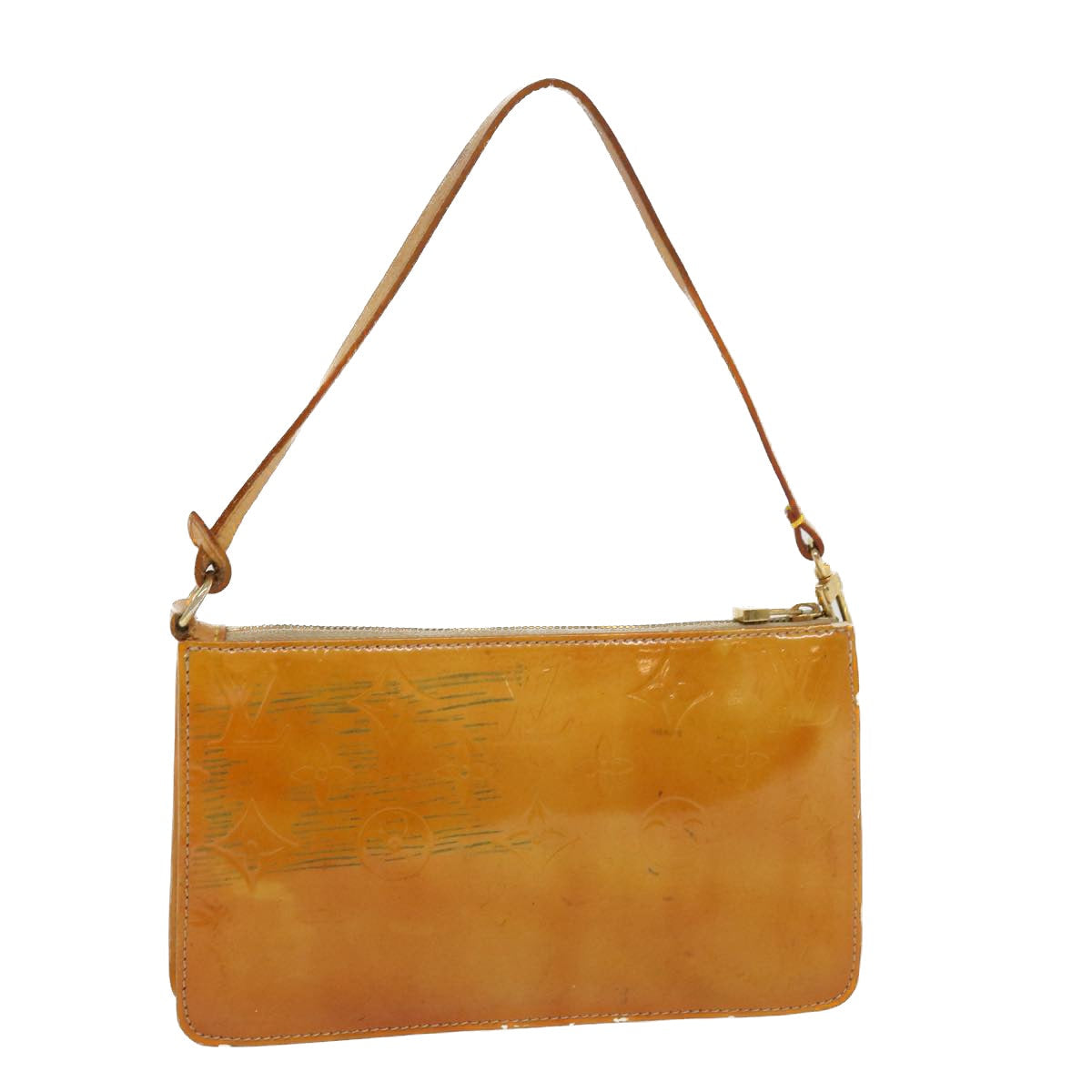 LOUIS VUITTON Monogram Vernis Lexington Accessory Pouch Beige M91010 38448