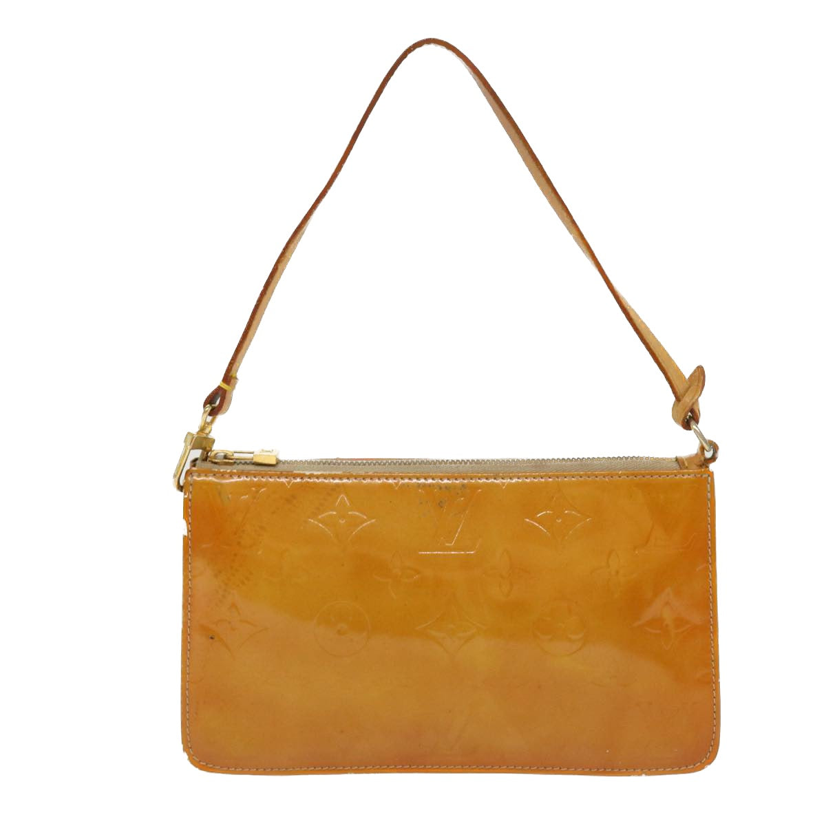 LOUIS VUITTON Monogram Vernis Lexington Accessory Pouch Beige M91010 38448
