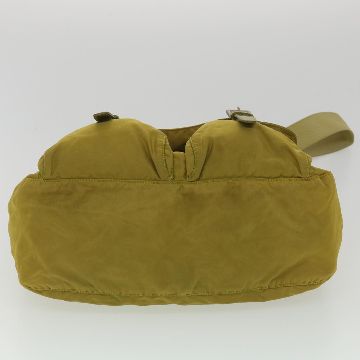 Prada Shoulder Bag Nylon Yellow  38487