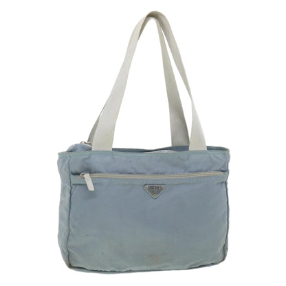 Prada Shoulder Bag Nylon Light Blue  38497