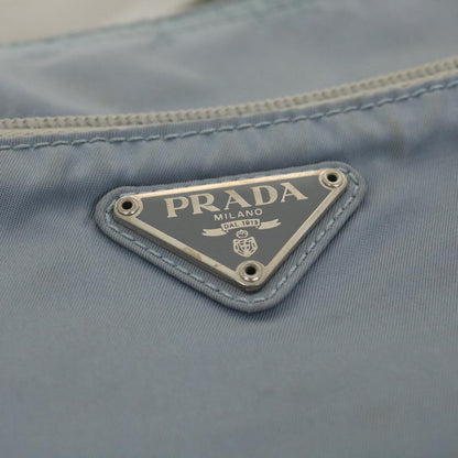 Prada Shoulder Bag Nylon Light Blue  38497