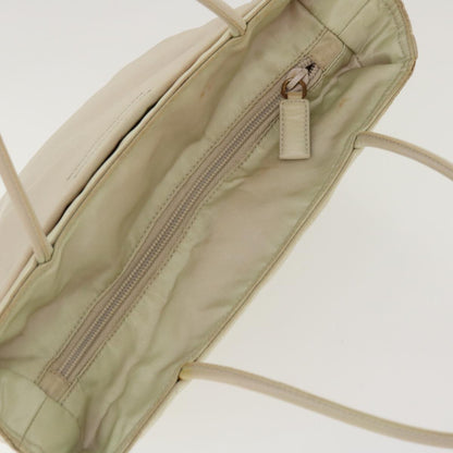 Prada Hand Bag Nylon Cream  38509