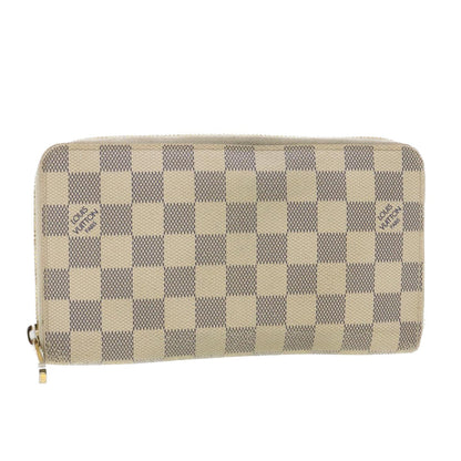 LOUIS VUITTON Damier Azur Zippy Organizer Long Wallet N60012 LV 38529