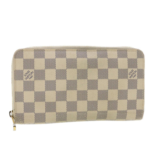 LOUIS VUITTON Damier Azur Zippy Organizer Long Wallet N60012 LV 38529