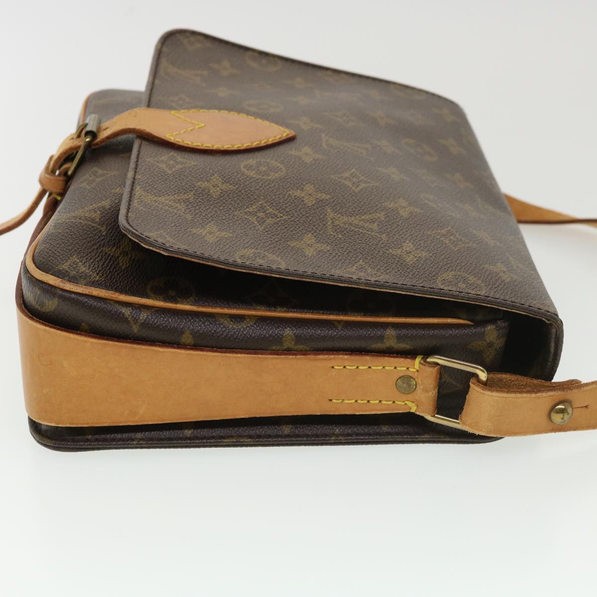 LOUIS VUITTON Monogram Cartouchiere GM Shoulder Bag M51252 LV 38540