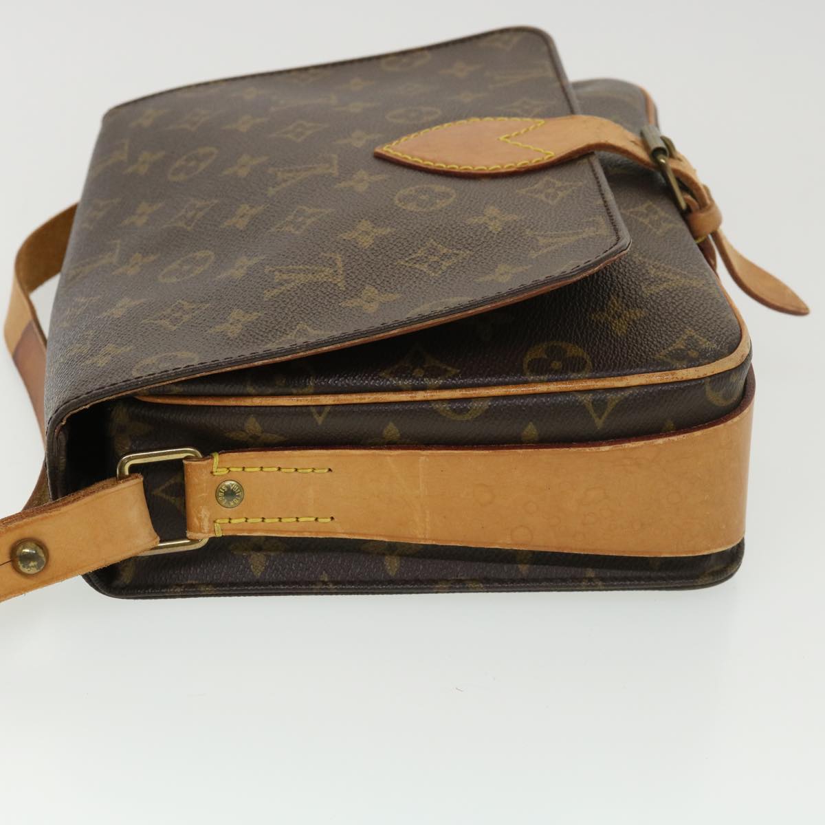 LOUIS VUITTON Monogram Cartouchiere GM Shoulder Bag M51252 LV 38540