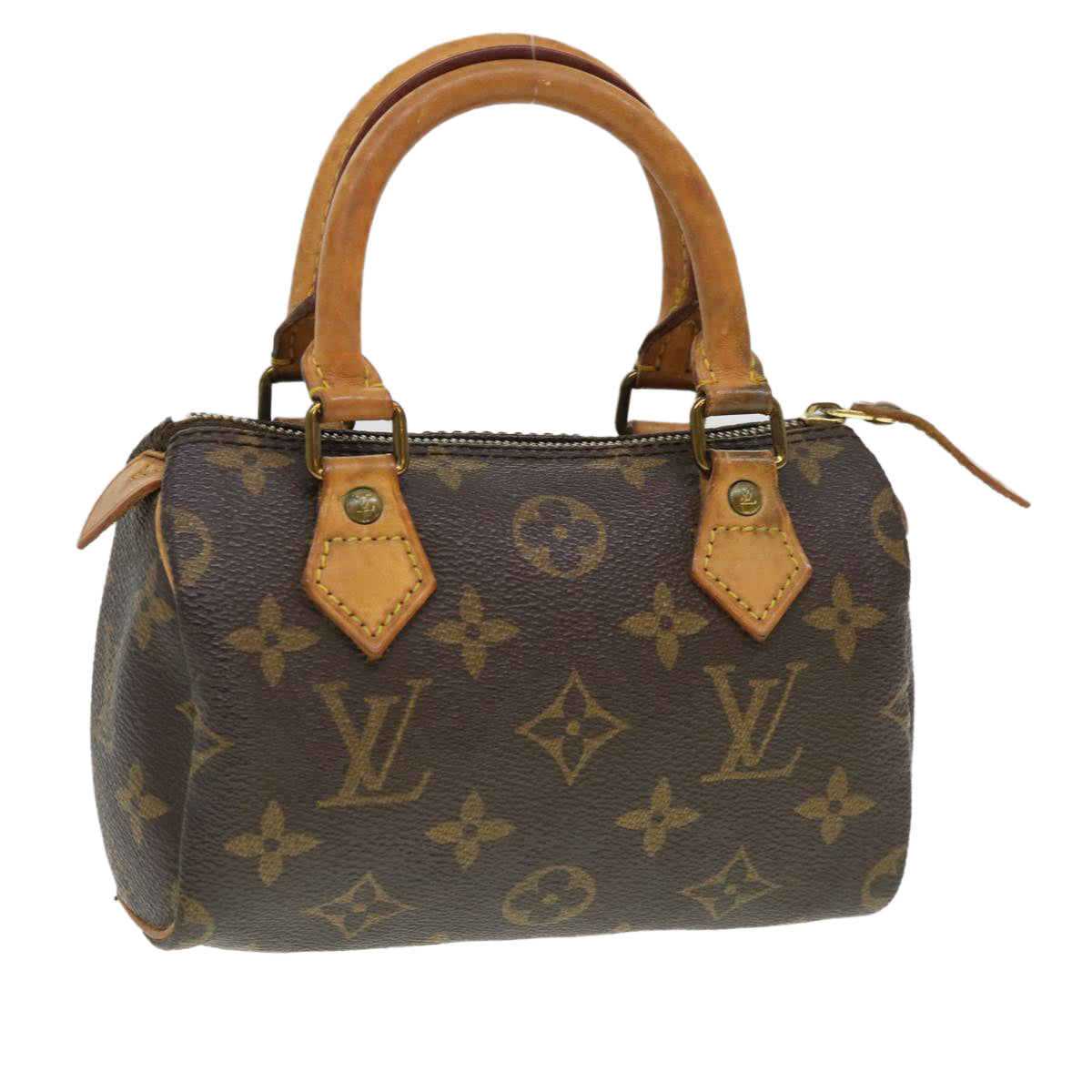 LOUIS VUITTON Monogram Mini Speedy Hand Bag M41534 LV 38549