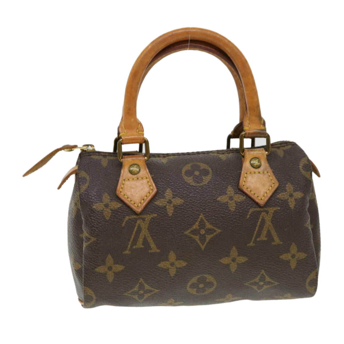 LOUIS VUITTON Monogram Mini Speedy Hand Bag M41534 LV 38549