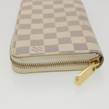 LOUIS VUITTON Damier Azur Zippy Wallet Long Wallet N60019 LV 38554