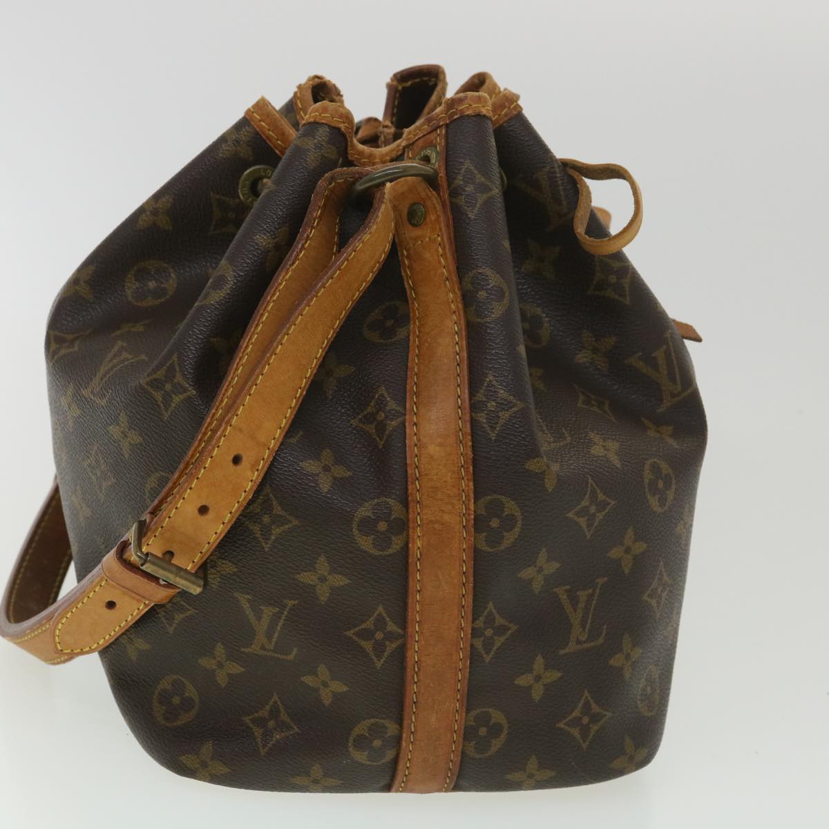 LOUIS VUITTON Monogram Petit Noe Shoulder Bag M42226 LV 38572