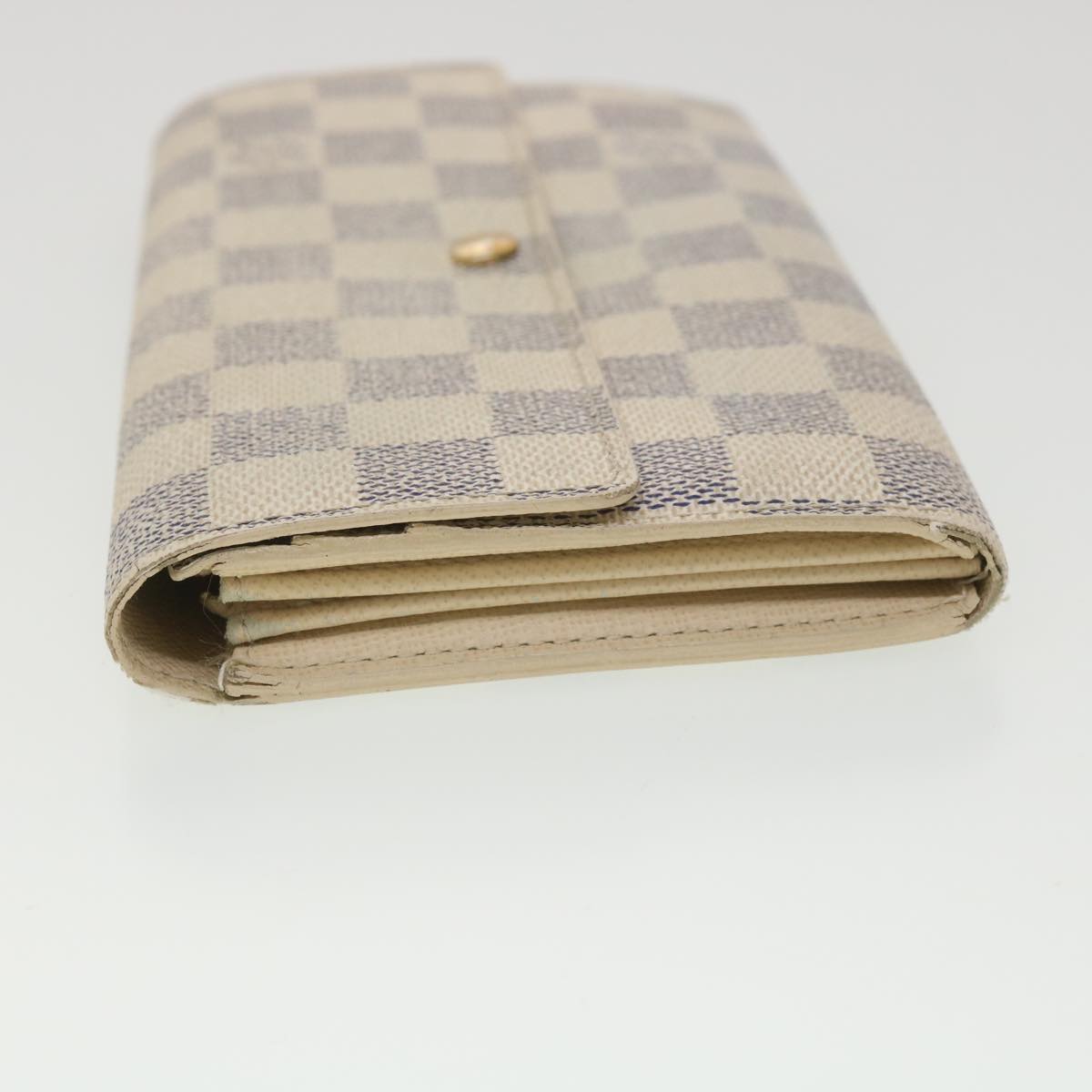 LOUIS VUITTON Damier Azur Portefeuille Sarah Long Wallet N63208 LV 38621