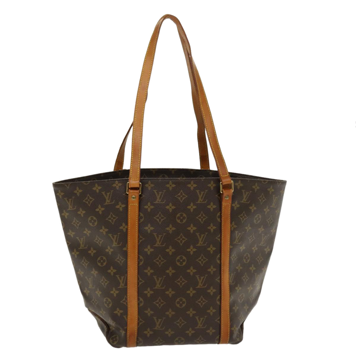 LOUIS VUITTON Monogram Sac Shopping Tote Bag M51108 LV 38627