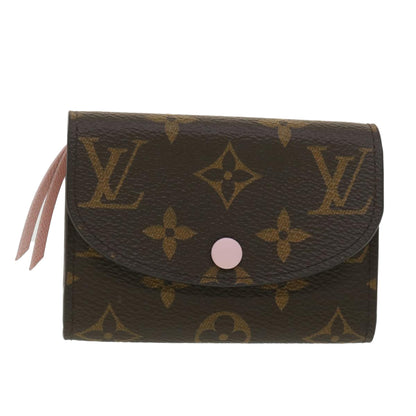 LOUIS VUITTON Porte Monnaie Rosalie Coin Purse Rose Valerine M62361 Auth 38648