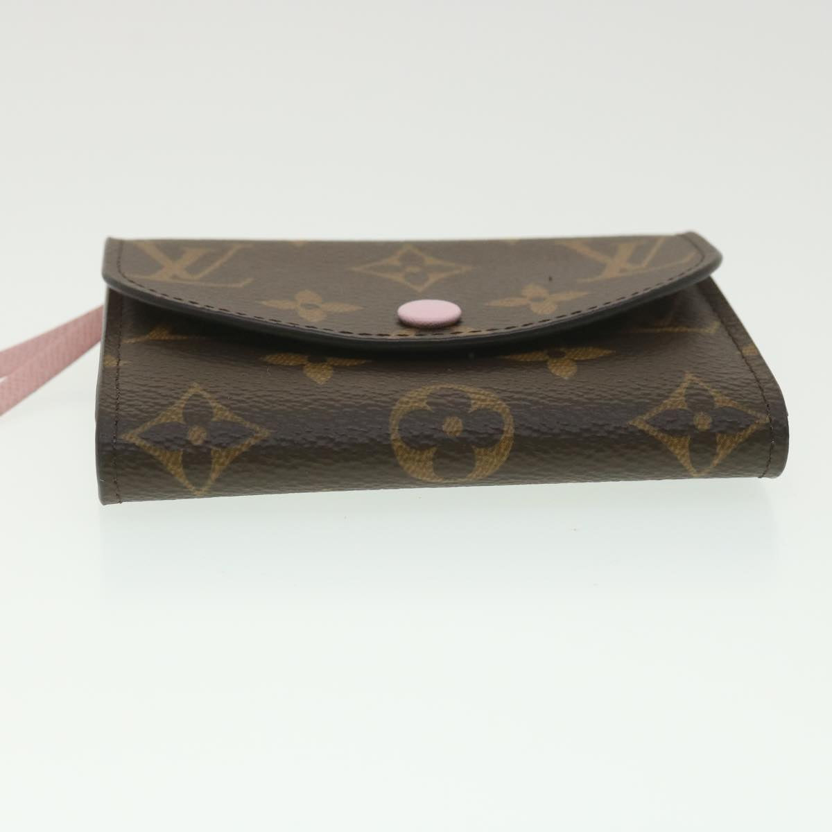 LOUIS VUITTON Porte Monnaie Rosalie Coin Purse Rose Valerine M62361 Auth 38648