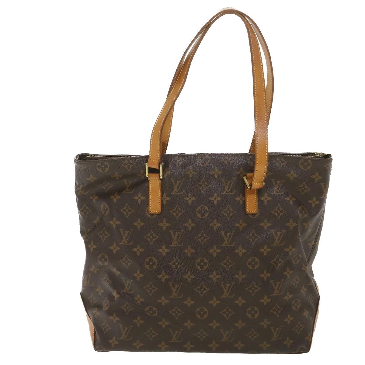 LOUIS VUITTON Monogram Cabas Mezzo Tote Bag M51151 LV 38655