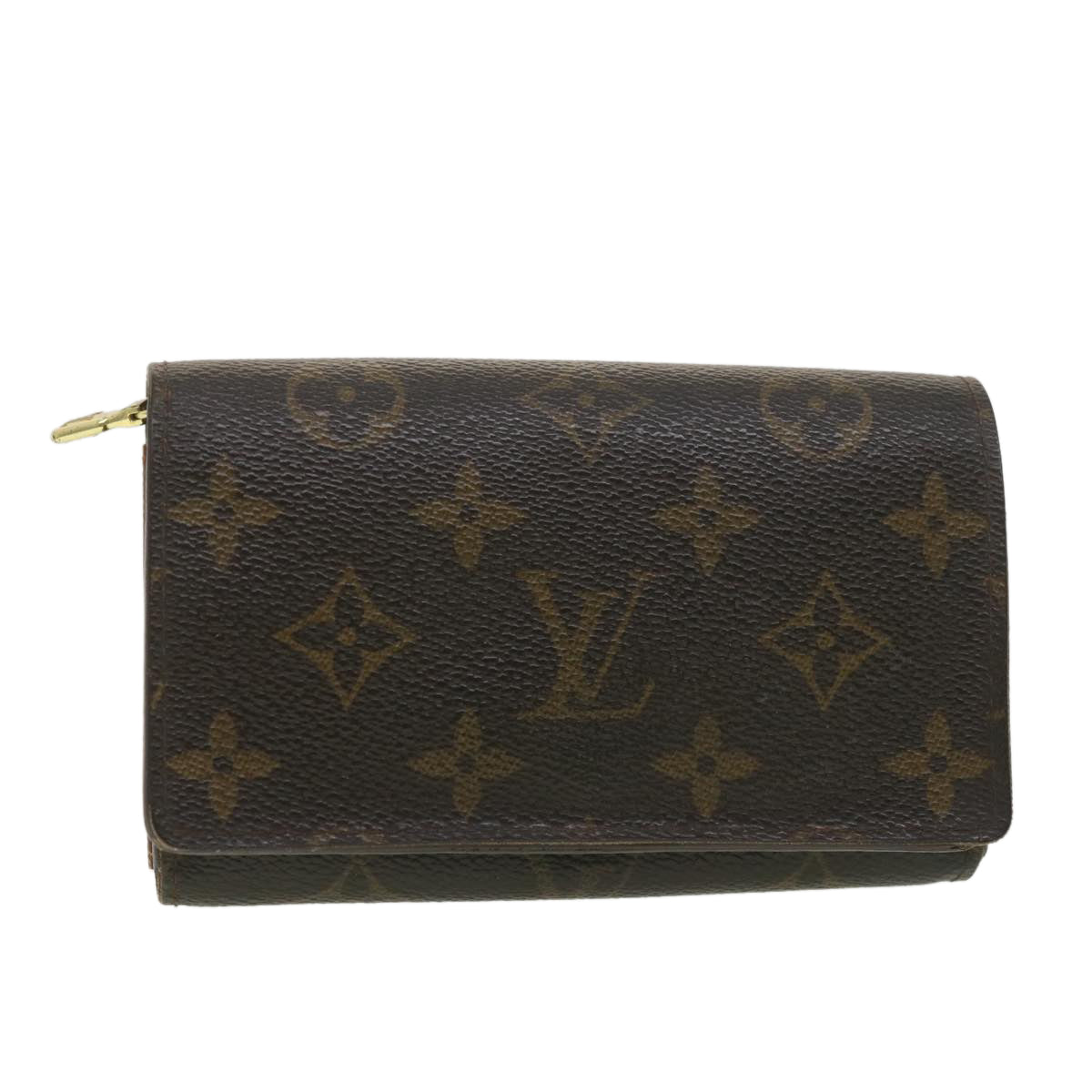 LOUIS VUITTON Monogram Porte Monnaie Billets Tresor Wallet M61730 LV 38663