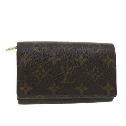 LOUIS VUITTON Monogram Porte Monnaie Billets Tresor Wallet M61730 LV 38663