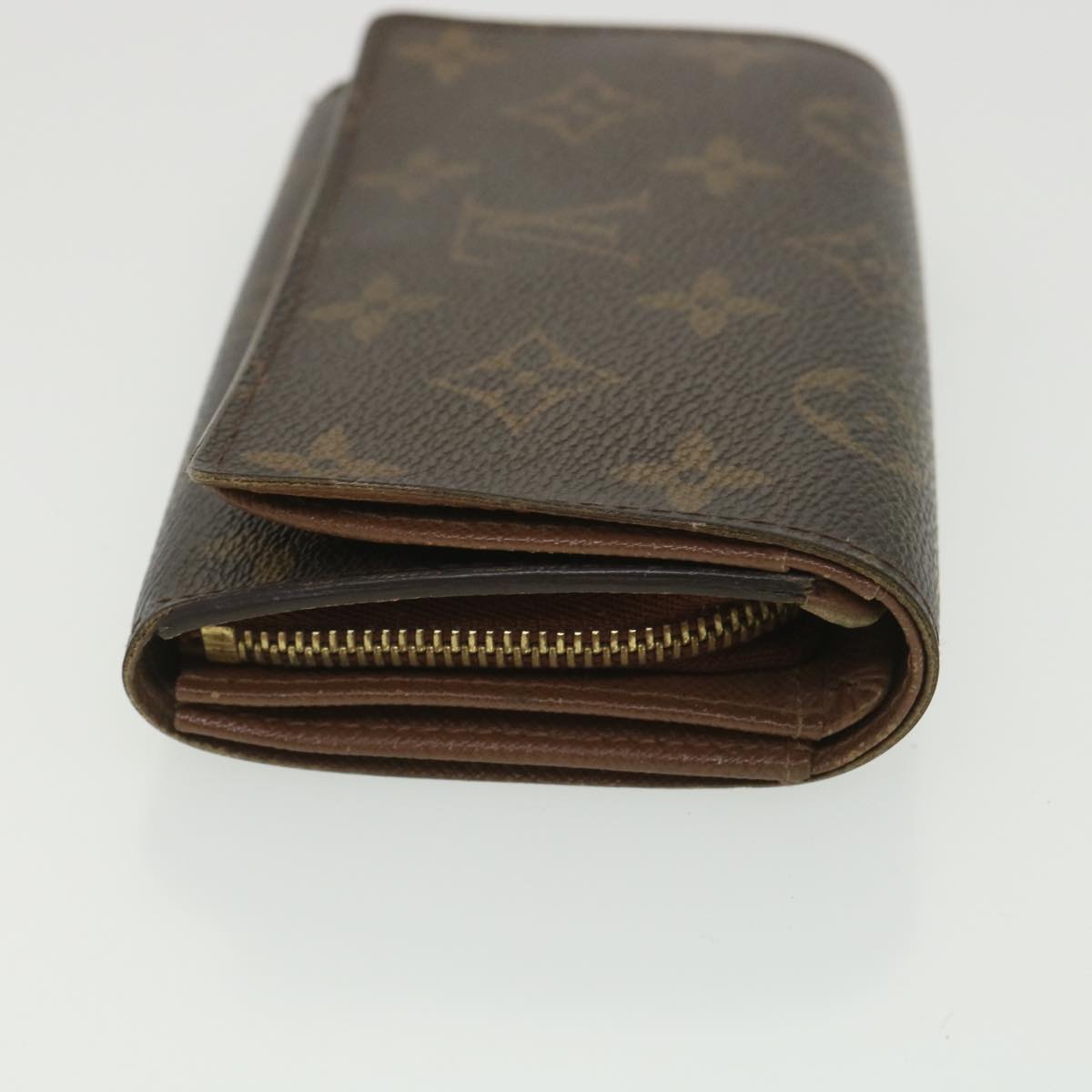 LOUIS VUITTON Monogram Porte Monnaie Billets Tresor Wallet M61730 LV 38663
