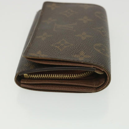 LOUIS VUITTON Monogram Porte Monnaie Billets Tresor Wallet M61730 LV 38663