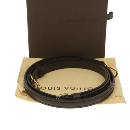 LOUIS VUITTON Damier Shoulder Strap Leather 36.6""-43.7"" Brown LV 38670