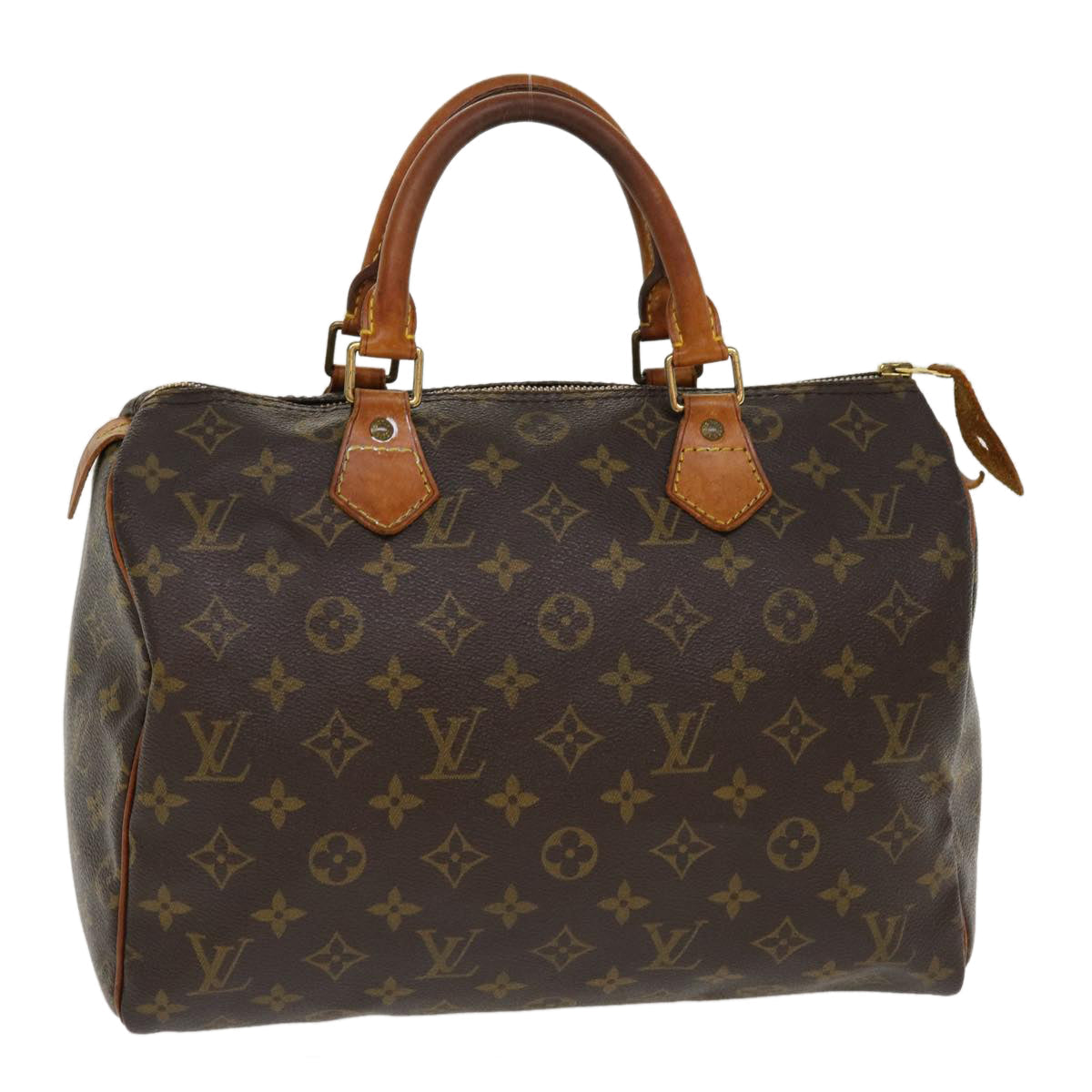 LOUIS VUITTON Monogram Speedy 30 Hand Bag M41526 LV 38675