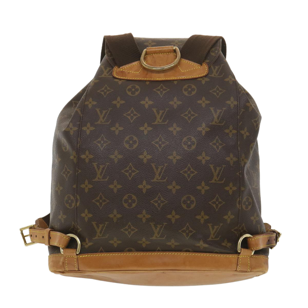 LOUIS VUITTON Monogram Montsouris GM Backpack M51135 LV 38680