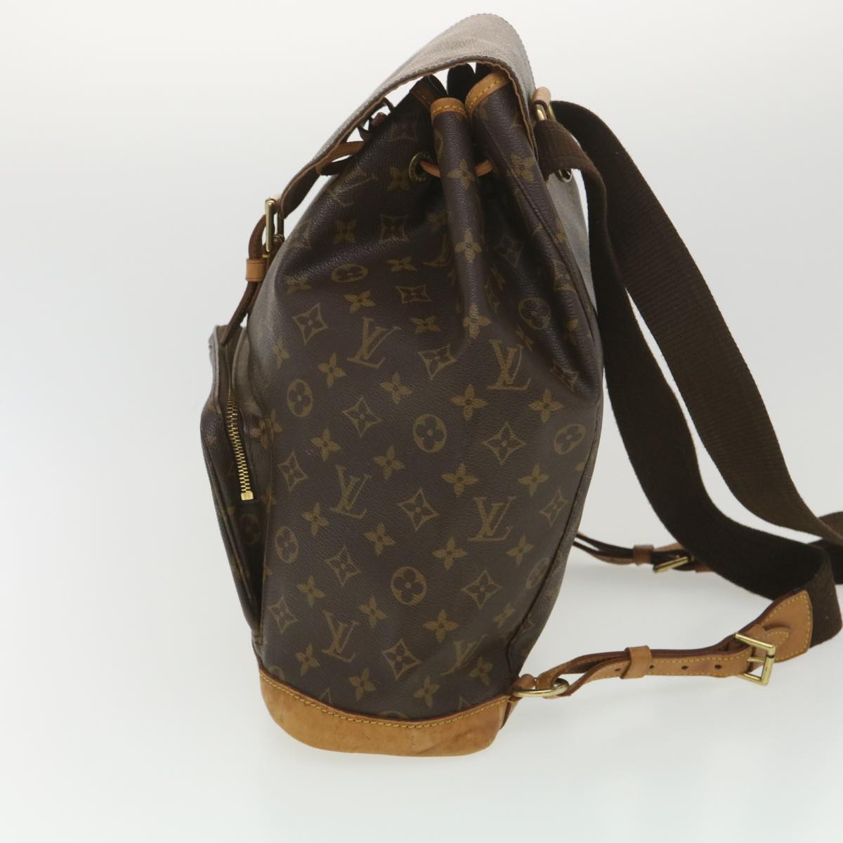 LOUIS VUITTON Monogram Montsouris GM Backpack M51135 LV 38680