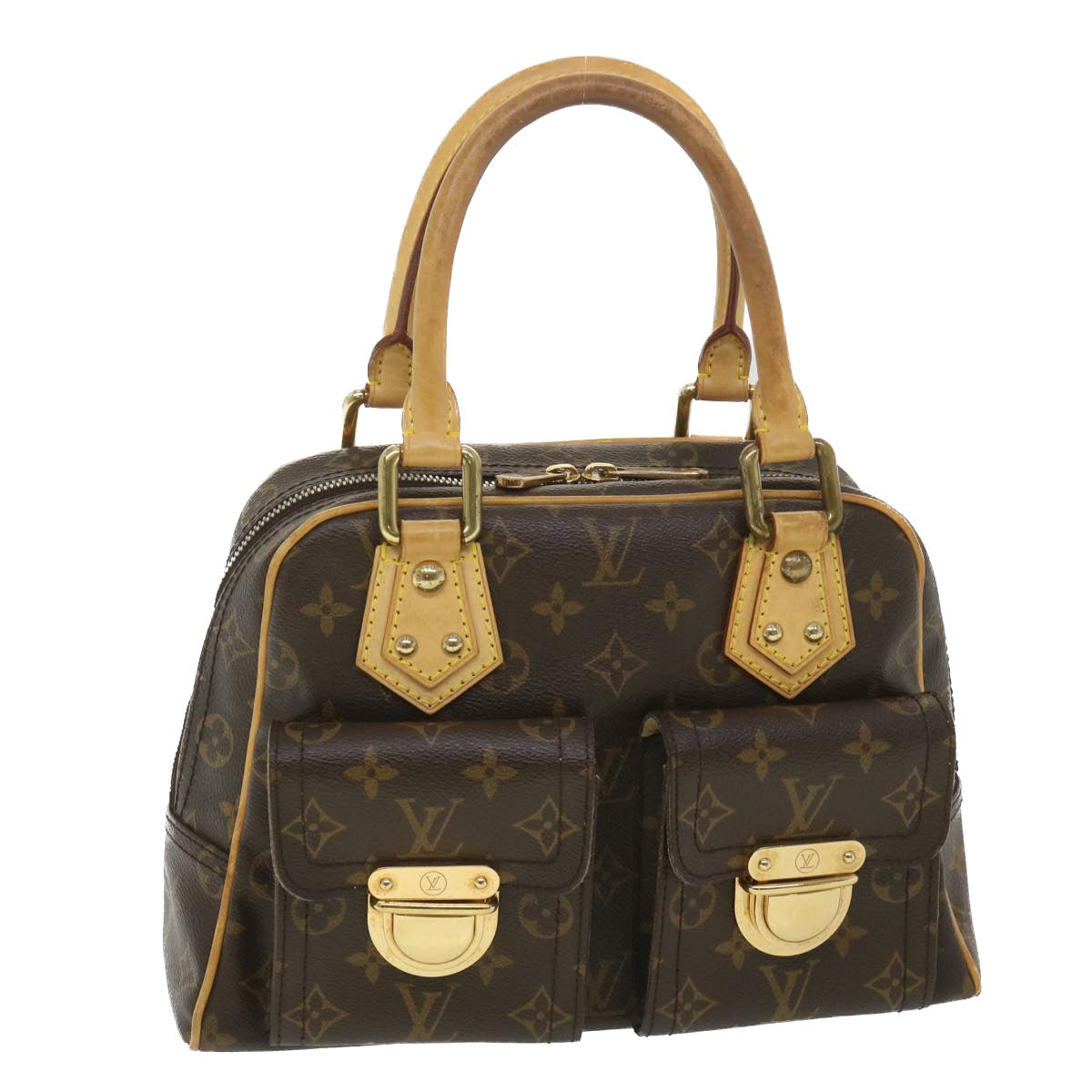 LOUIS VUITTON Monogram Manhattan PM Hand Bag M40026 LV 38682