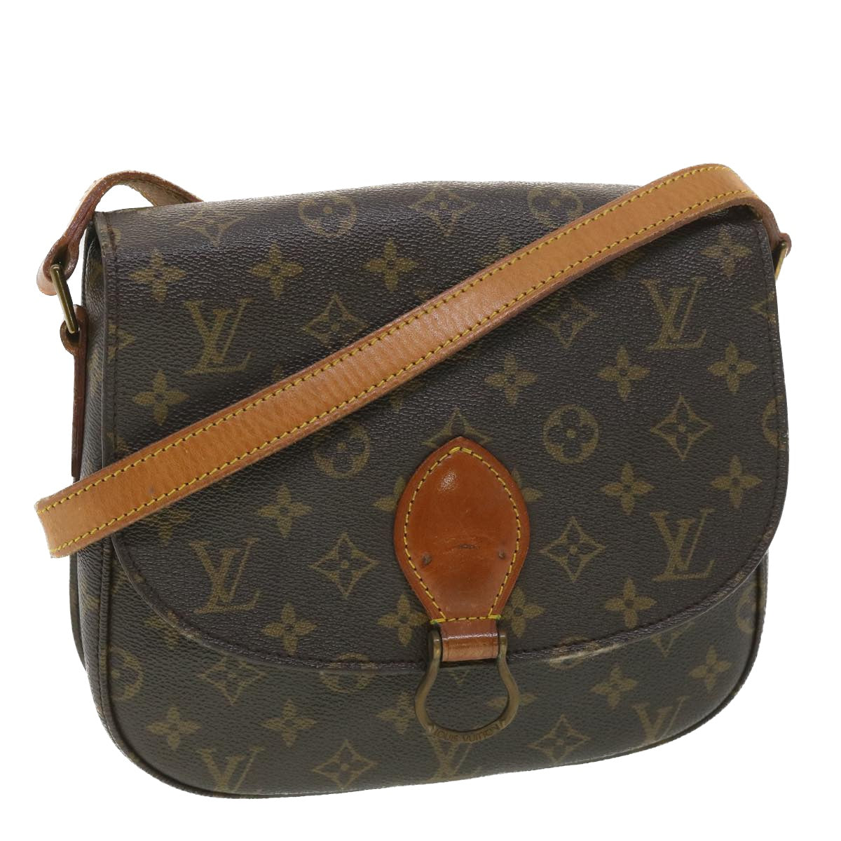 LOUIS VUITTON Monogram Saint Cloud GM Shoulder Bag M51242 LV 38730