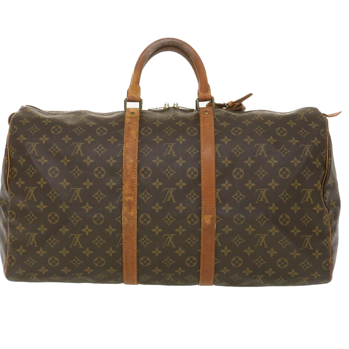 LOUIS VUITTON Monogram Keepall 55 Boston Bag M41424 LV 38737