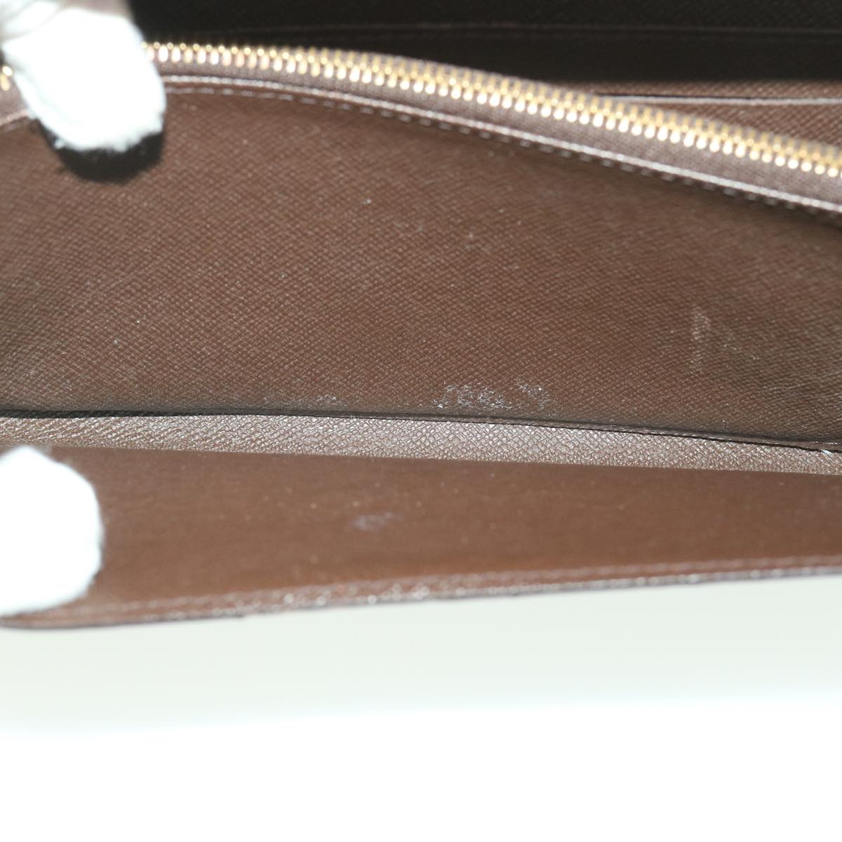 LOUIS VUITTON Damier Ebene Portefeuille Sarah Long Wallet N61734 LV 38741