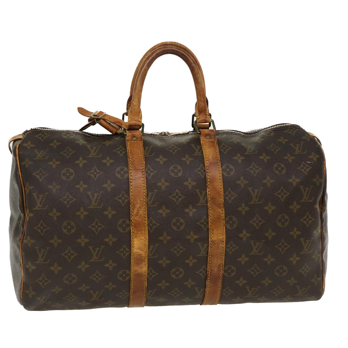 LOUIS VUITTON Monogram Keepall 45 Boston Bag M41428 LV 38748