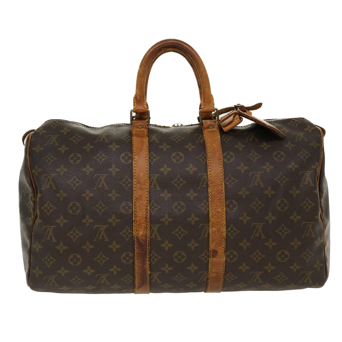 LOUIS VUITTON Monogram Keepall 45 Boston Bag M41428 LV 38748