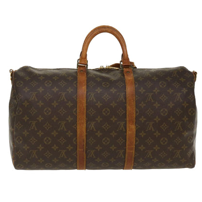 LOUIS VUITTON Monogram Keepall Bandouliere 50 Boston Bag M41416 LV 38760