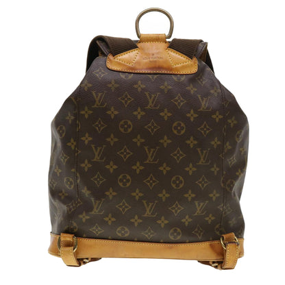 LOUIS VUITTON Monogram Montsouris GM Backpack M51135 LV 38762