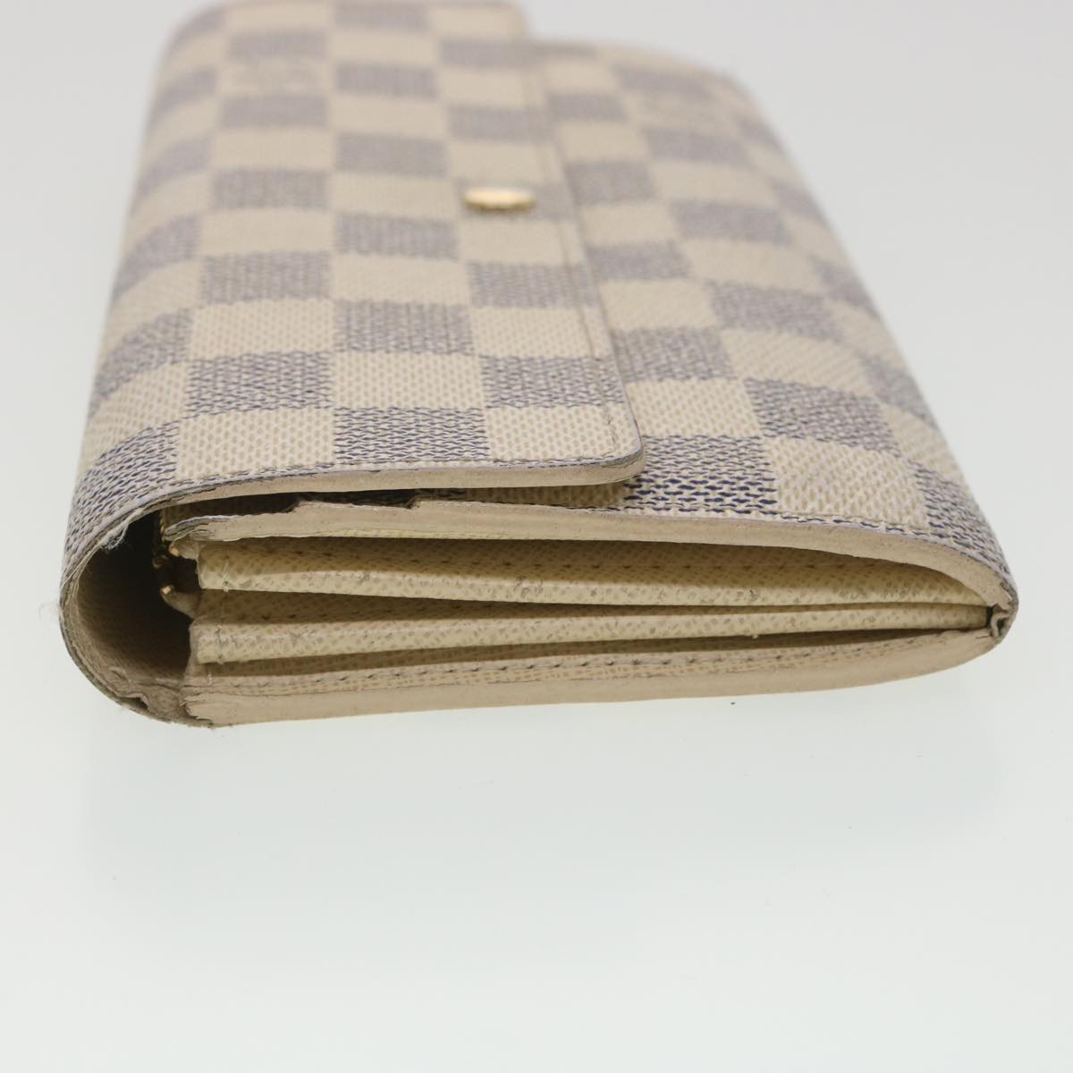 LOUIS VUITTON Damier Azur Portefeuille Sarah Long Wallet N63208 LV 38765