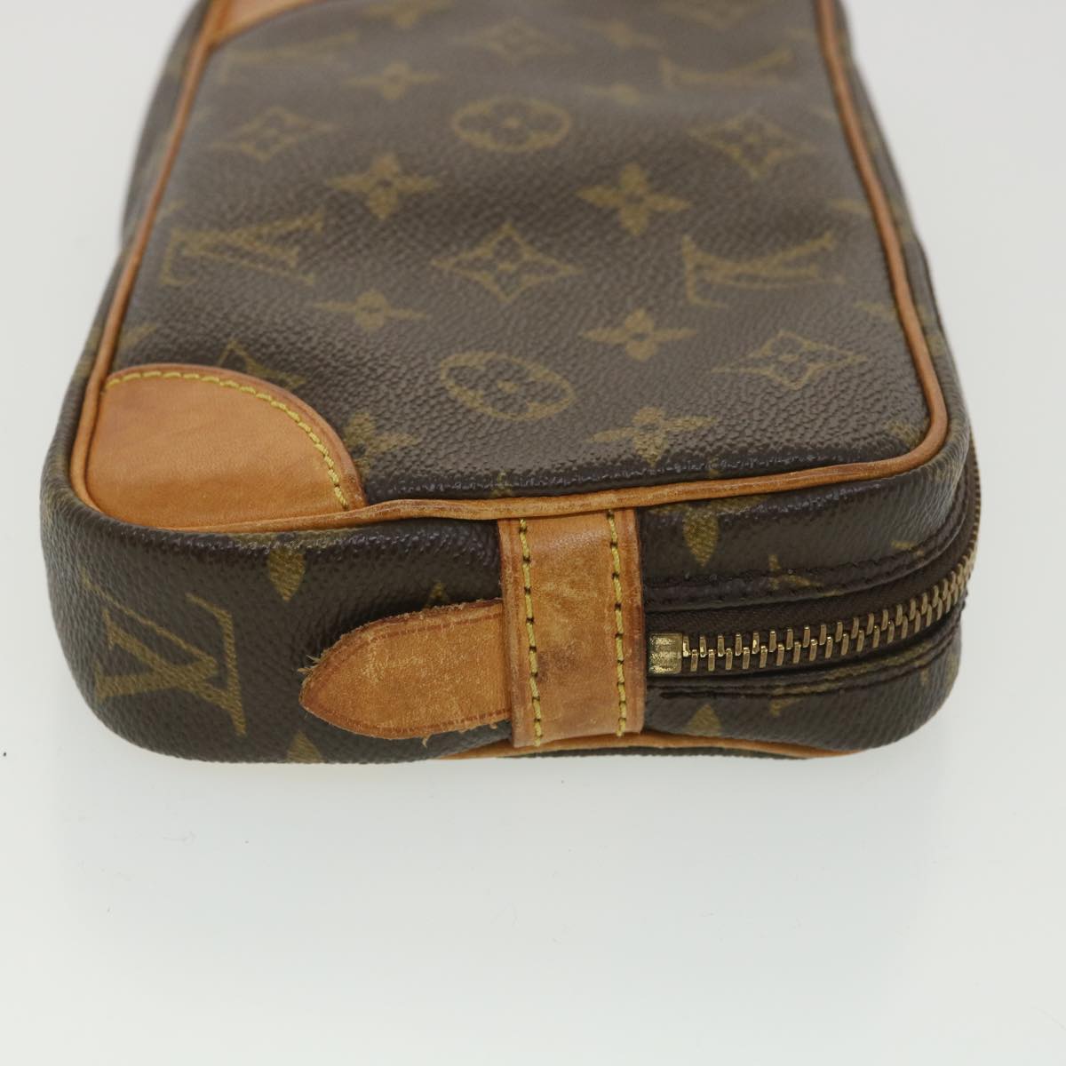 LOUIS VUITTON Monogram Marly Dragonne PM Clutch Bag M51827 LV 38769
