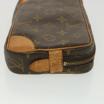 LOUIS VUITTON Monogram Marly Dragonne PM Clutch Bag M51827 LV 38769