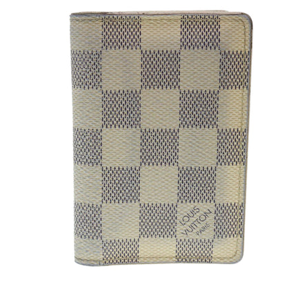 LOUIS VUITTON Damier Azur Organizer Dupoch Card Case N61727 LV 38781