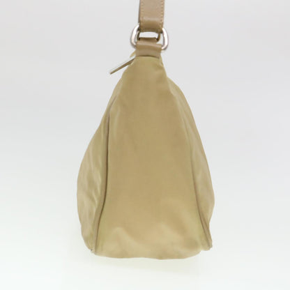 Prada Shoulder Bag Nylon Beige  38805