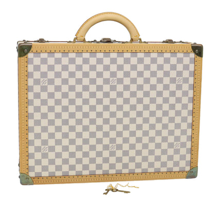 LOUIS VUITTON Damier Azur Cotteville 45 Trunk SPO LV 38808A