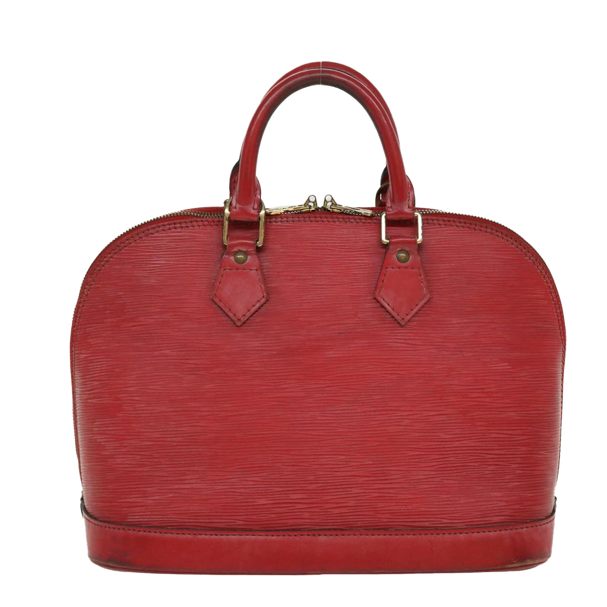 LOUIS VUITTON Epi Alma Hand Bag Red M52147 LV 38827