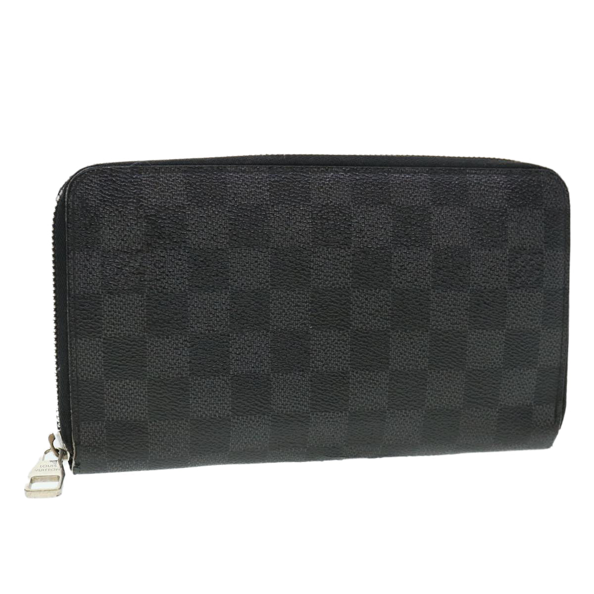 LOUIS VUITTON Damier Graphite Zippy Organizer Long Wallet N63077 LV 38829