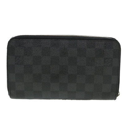 LOUIS VUITTON Damier Graphite Zippy Organizer Long Wallet N63077 LV 38829