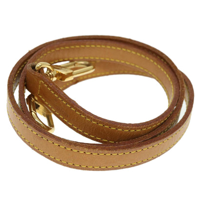 LOUIS VUITTON Shoulder Strap Leather 35.4"" Beige LV 38843