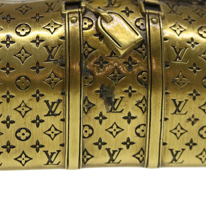 LOUIS VUITTON Keepall Motif Paper Weight Metal Gold Tone LV 38854A