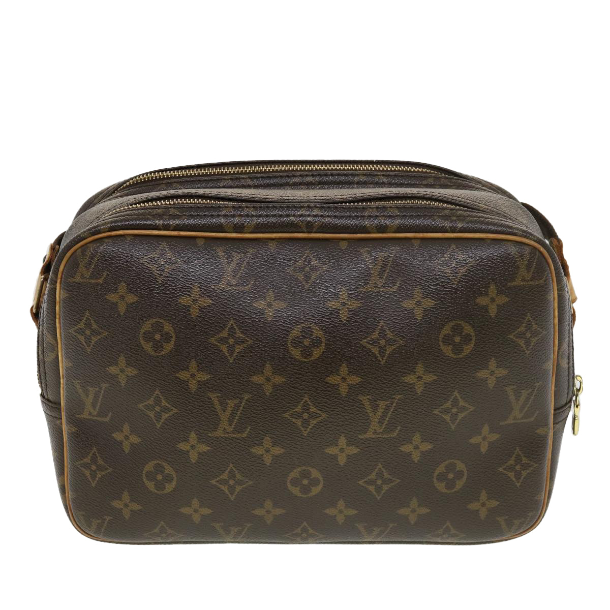 LOUIS VUITTON Monogram Reporter PM Shoulder Bag M45254 LV 38872