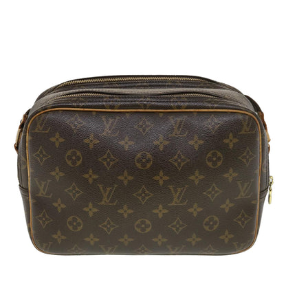 LOUIS VUITTON Monogram Reporter PM Shoulder Bag M45254 LV 38872